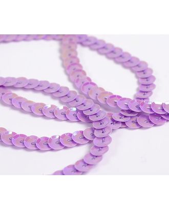 Пайетки на нитях ш.0,6см Cream Colour цв.0024 фиолетовый арт. МГ-3722-1-МГ0242539