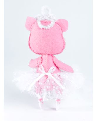 Набор для изготовления текстильной игрушки из фетра "Свинка Балеринка" 14,5 см арт. МГ-8769-1-МГ0632212