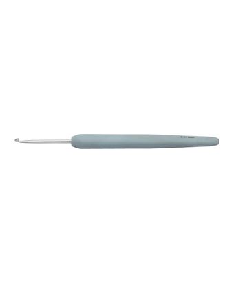 30902 Knit Pro Крючок для вязания с эргономичной ручкой Waves 2,25мм, алюминий, серебристый/астра арт. МГ-18355-1-МГ0174011