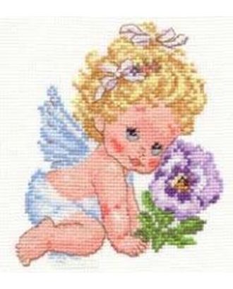 Набор для вышивания АЛИСА Ангелок счастья 12х14 см арт. МГ-25742-1-МГ0207182