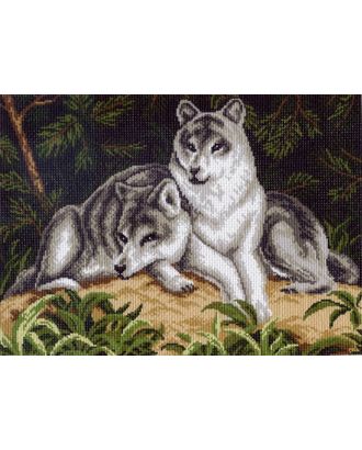 Рисунок на канве МАТРЕНИН ПОСАД - 0614 Волчья пара арт. МГ-26254-1-МГ0208532