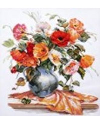 Набор для вышивания АЛИСА Поэзия цветов:Нежные маки 35х39 см арт. МГ-26903-1-МГ0210240