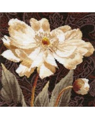 Набор для вышивания АЛИСА Белые цветы. В объятьях света 25х25 см арт. МГ-26970-1-МГ0210423