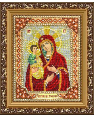 Набор для вышивания бисером ПАУТИНКА Богородица Троеручица 20х25 см арт. МГ-28893-1-МГ0215137