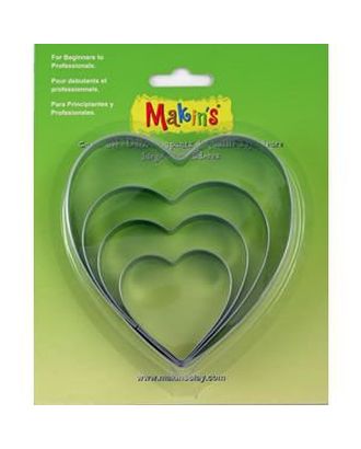 Makins Набор каттеров "Сердце", 4 шт. арт. МГ-29889-1-МГ0229973