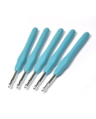 Крючок алюминиевый Maxwell Colors с резиновой ручкой д.5мм арт. МГ-35597-1-МГ0260253