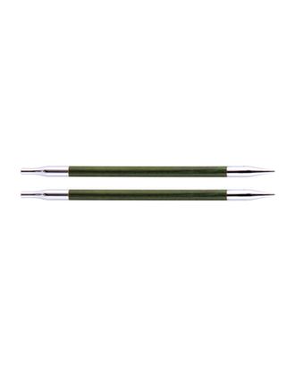 29278 Knit Pro Спицы съемные Royale 5,5мм для длины тросика 20см, ламинированная береза, зеленый, 2шт арт. МГ-38195-1-МГ0329555