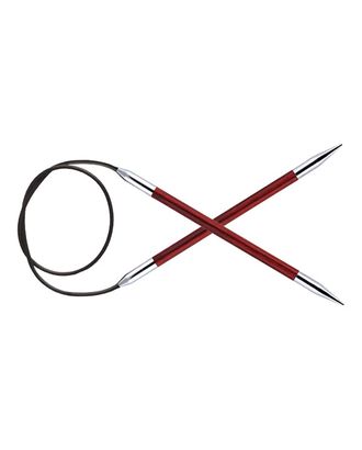 29117 Knit Pro Спицы круговые Royale 5мм 100см, ламинированная береза, вишневый арт. МГ-38295-1-МГ0329772