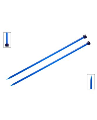Спицы прямые Knit Pro 51197 Trendz 7мм/30см, акрил, синий, 2шт арт. МГ-49976-1-МГ0610481