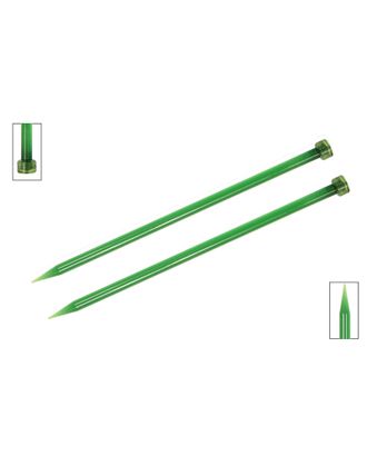 Спицы прямые Knit Pro 51199 Trendz 9мм/30см, акрил, зеленый, 2шт арт. МГ-49978-1-МГ0610483