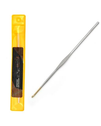 Крючки для вязания Maxwell Gold односторонние с золотой головкой никель 1,6мм, 12см арт. МГ-50407-1-МГ0615557