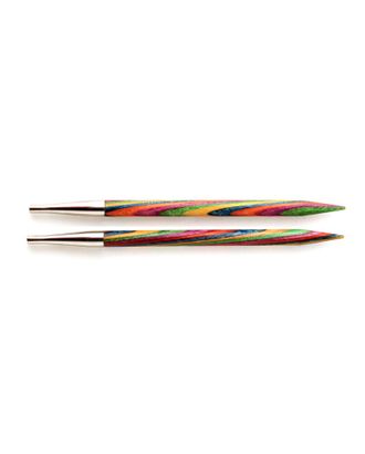 20428 Knit Pro Спицы съемные "Symfonie" 6мм для длины тросика 20см, дерево, многоцветный, 2шт арт. МГ-82067-1-МГ0761163