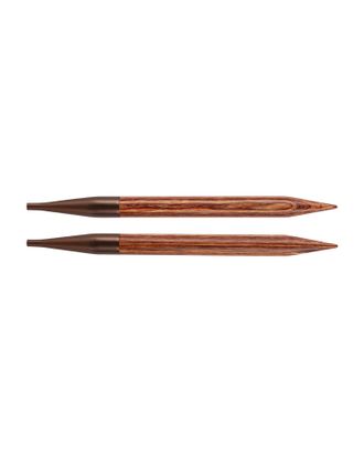 31201 Knit Pro Спицы съемные Ginger 3мм для длины тросика 28-126см, дерево, коричневый, 2шт арт. МГ-82257-1-МГ0761598