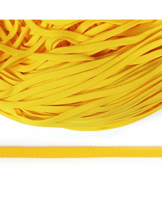 Шнур плоский полиэфир ш.0,8см (желтый) арт. МГ-107745-1-МГ0370148