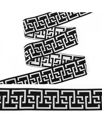 Резинка декоративная ш.4см (черный) арт. МГ-107841-1-МГ0959554