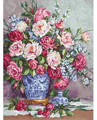Набор для вышивания LUCA-S Её величество-розы 43,5х32,5 см арт. МГ-109396-1-МГ0983308
