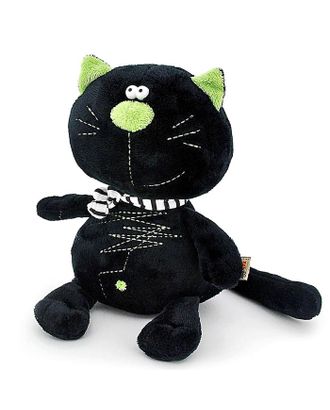 Мягкая игрушка «Кот Батон», цвет чёрный, 20 см арт. СМЛ-99815-2-СМЛ0001015044