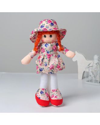 Мягкая игрушка «Кукла», в шляпке и платьишке, цвета МИКС арт. СМЛ-103576-1-СМЛ0001016980