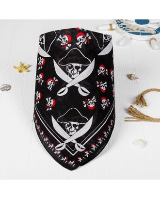 Бандана «Пират в шляпе», череп арт. СМЛ-103815-1-СМЛ0001018611