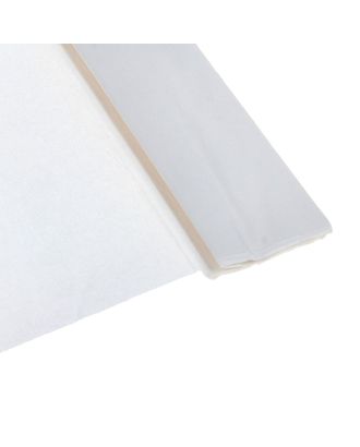 Бумага крепированная 50 х 200 см, плотность - 32 г/м, в рулоне, белая (80-20) арт. СМЛ-206701-1-СМЛ0001110285