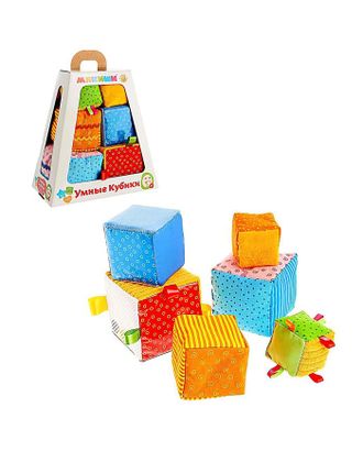 Набор мягких кубиков «Умные кубики» арт. СМЛ-103961-1-СМЛ0001133776