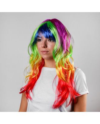Карнавальный парик «Цветной», 120 г арт. СМЛ-104579-1-СМЛ0001149921