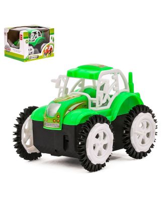 Трактор-перевёртыш «Фермер», работает от батареек, цвета МИКС арт. СМЛ-104660-1-СМЛ0001173625