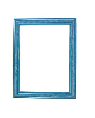 Рама для картин (зеркал) 30 х 40 х 4.2 см, дерево, Polina синяя арт. СМЛ-219372-1-СМЛ0001196013