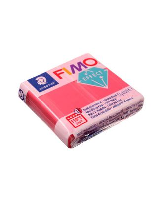 Пластика - полимерная глина FIMO effect, 57 г, полупрозрачный красный арт. СМЛ-206774-1-СМЛ0001252160