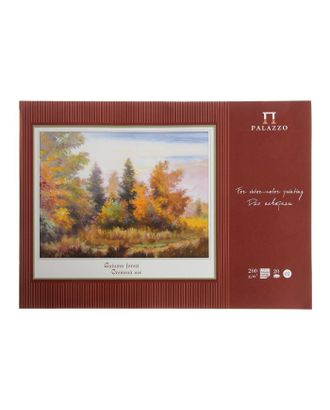 Планшет для акварели А2, 20 листов «Палаццо. Осенний лес», 200 г/м² арт. СМЛ-185457-1-СМЛ0001278142