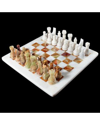 Шахматы «Элит», доска 30х30 см, оникс арт. СМЛ-108043-1-СМЛ0001500455