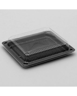 Контейнер одноразовый для суши 18,5×15,5×3,5 см, 790 мл, 100 шт/уп, цвет чёрный арт. СМЛ-126150-1-СМЛ0001502568