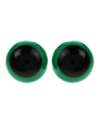 Глаза винтовые с заглушками, полупрозр, цв.зеленый, разм 1 шт. д.1,3 см арт. СМЛ-1340-1-СМЛ1502738