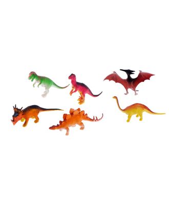 Набор животных «Динозавры», 6 фигурок арт. СМЛ-44289-1-СМЛ0001533642