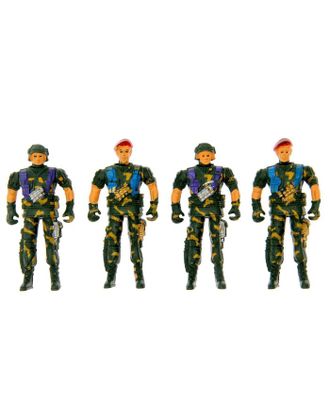 Набор солдатиков «Спецназ», 4 шт. арт. СМЛ-44332-1-СМЛ0001565822