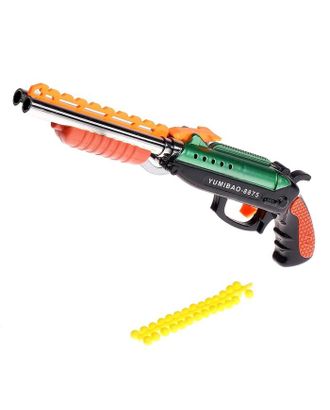 Ружьё пневматическое «Двустволка», стреляет силиконовыми пулями, цвета МИКС арт. СМЛ-44910-1-СМЛ0001643976