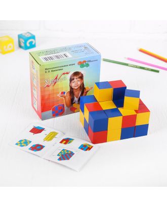Кубики «Уникуб», 27 кубиков с гранью: 3 см, по методике Никитина арт. СМЛ-43930-1-СМЛ0001682761