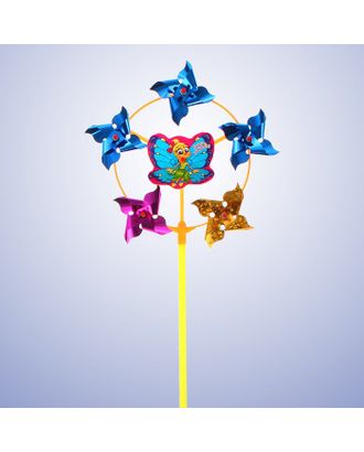 Ветерок с фольгой «Летнего настроения», бабочка, 42 см арт. СМЛ-45389-1-СМЛ0001684667