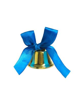 Колокольчик с синим бантом, d=3,6 см арт. СМЛ-173234-1-СМЛ0001979730