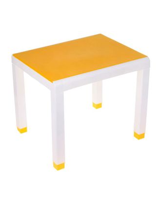 Стол детский, 600х500х490 мм, цвет желтый арт. СМЛ-142206-1-СМЛ0002003788