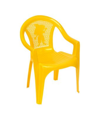 Кресло детское, 380х350х535 мм, цвет жёлтый арт. СМЛ-45092-1-СМЛ0002003794