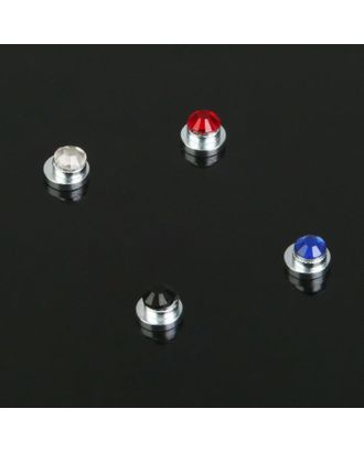 Пирсинг в нос (набор 12шт) "Стразинка" на магните, d=0,4 см, цвет МИКС в серебре арт. СМЛ-32420-1-СМЛ2098640