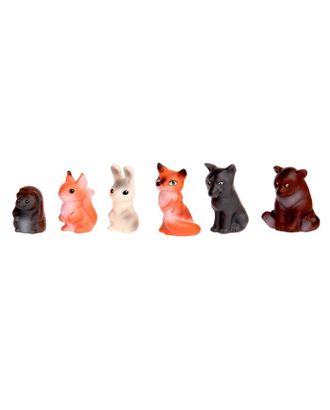 Набор резиновых игрушек «Животные леса» арт. СМЛ-110256-1-СМЛ0002292350