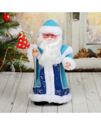 Дед Мороз, в синей шубе, с посохом арт. СМЛ-48026-1-СМЛ0002359013