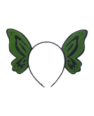 Карнавальный ободок «Бабочка», цвет зелёный арт. СМЛ-48763-1-СМЛ0002365378