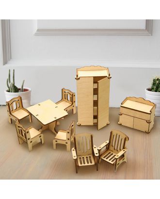 Набор мебели для кукол "Гостиная" арт. СМЛ-46591-1-СМЛ0002367345