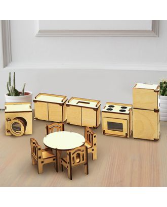 Набор мебели для кукол "Кухня" арт. СМЛ-47284-1-СМЛ0002367346