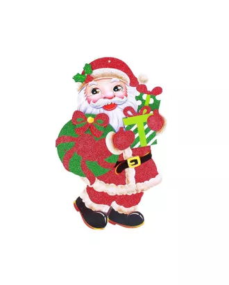 Купить Рукоделие-Праздники Плакат "Дед Мороз с подарками" блеск 26х41 см арт. СМЛ-96155-1-СМЛ0002377952 оптом в Казахстане