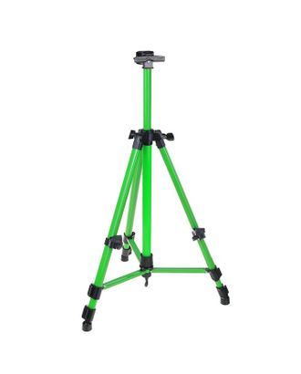 Мольберт телескопический, тренога, металлический, зелёный, размер 51-153 см арт. СМЛ-203867-1-СМЛ0002422538