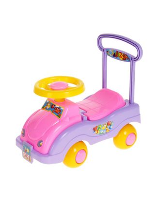 Толокар-автомобиль для девочек, с гудком-пищалкой арт. СМЛ-46982-1-СМЛ0002488010